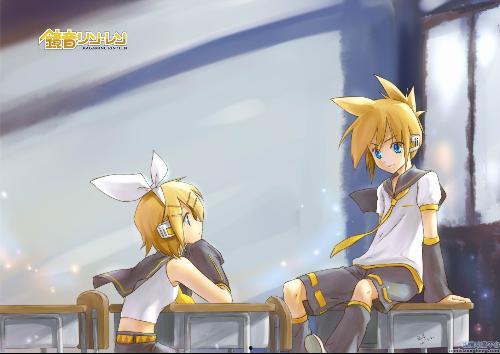 镜音双子漫画,镜音双子的奇幻冒险之旅